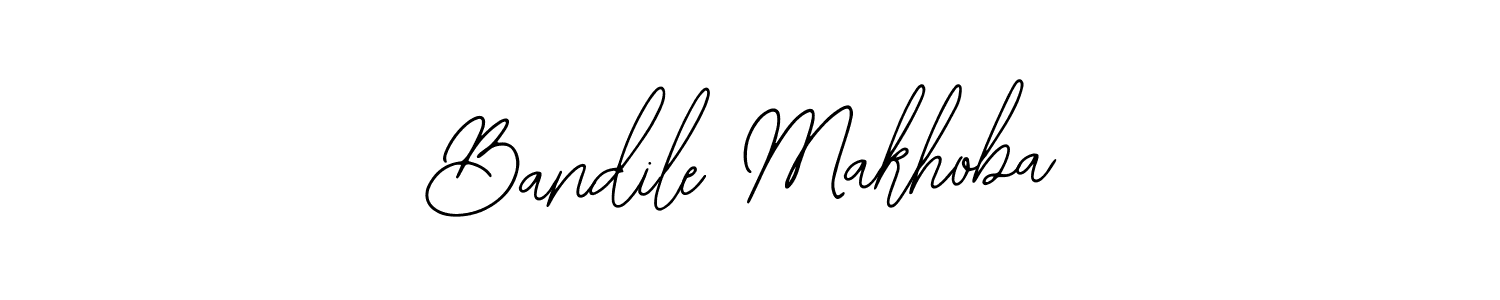Bandile Makhoba stylish signature style. Best Handwritten Sign (Bearetta-2O07w) for my name. Handwritten Signature Collection Ideas for my name Bandile Makhoba. Bandile Makhoba signature style 12 images and pictures png