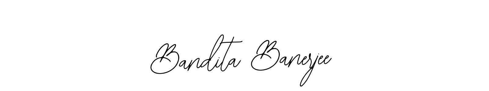 Design your own signature with our free online signature maker. With this signature software, you can create a handwritten (Bearetta-2O07w) signature for name Bandita Banerjee. Bandita Banerjee signature style 12 images and pictures png