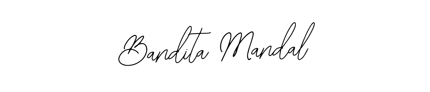 Design your own signature with our free online signature maker. With this signature software, you can create a handwritten (Bearetta-2O07w) signature for name Bandita Mandal. Bandita Mandal signature style 12 images and pictures png