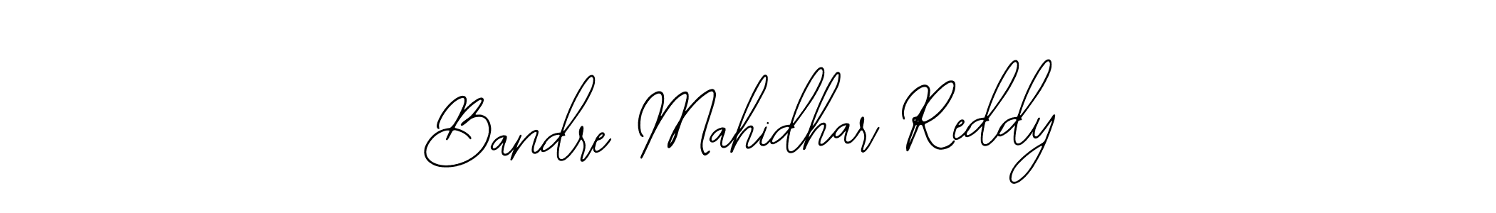 Here are the top 10 professional signature styles for the name Bandre Mahidhar Reddy. These are the best autograph styles you can use for your name. Bandre Mahidhar Reddy signature style 12 images and pictures png