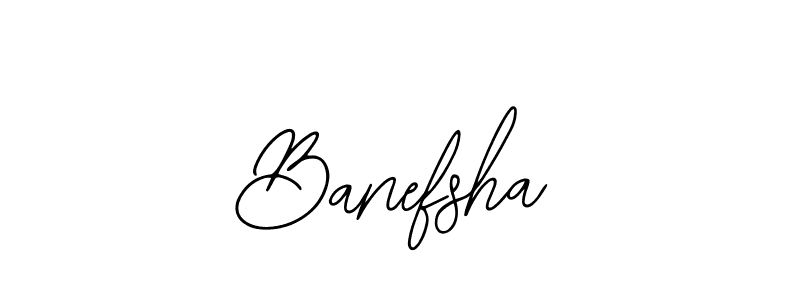 How to make Banefsha signature? Bearetta-2O07w is a professional autograph style. Create handwritten signature for Banefsha name. Banefsha signature style 12 images and pictures png