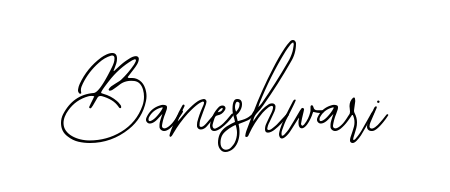 How to make Baneshwari name signature. Use Bearetta-2O07w style for creating short signs online. This is the latest handwritten sign. Baneshwari signature style 12 images and pictures png
