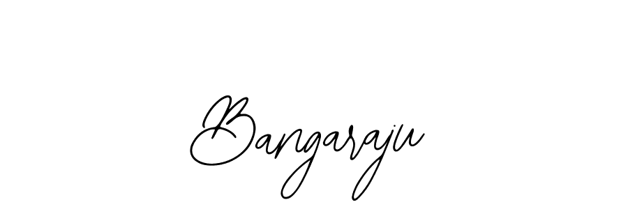 Design your own signature with our free online signature maker. With this signature software, you can create a handwritten (Bearetta-2O07w) signature for name Bangaraju. Bangaraju signature style 12 images and pictures png