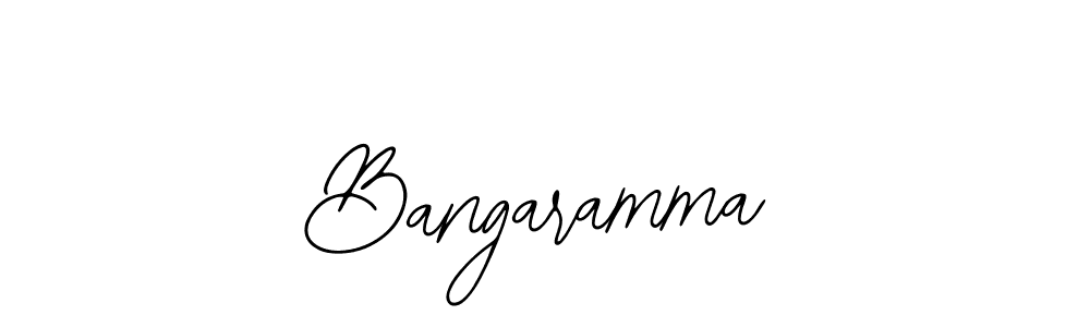 How to make Bangaramma signature? Bearetta-2O07w is a professional autograph style. Create handwritten signature for Bangaramma name. Bangaramma signature style 12 images and pictures png