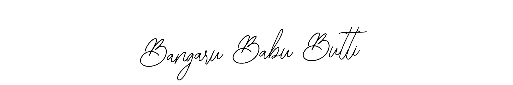 Also You can easily find your signature by using the search form. We will create Bangaru Babu Butti name handwritten signature images for you free of cost using Bearetta-2O07w sign style. Bangaru Babu Butti signature style 12 images and pictures png