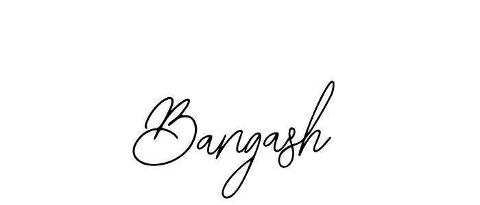 Make a beautiful signature design for name Bangash. Use this online signature maker to create a handwritten signature for free. Bangash signature style 12 images and pictures png