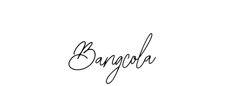 Make a beautiful signature design for name Bangcola. Use this online signature maker to create a handwritten signature for free. Bangcola signature style 12 images and pictures png