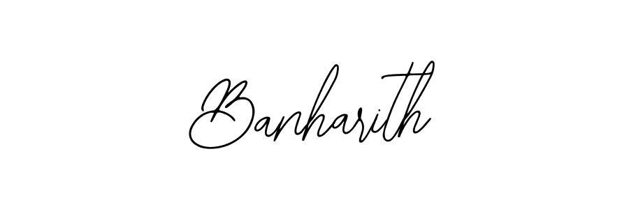 You should practise on your own different ways (Bearetta-2O07w) to write your name (Banharith) in signature. don't let someone else do it for you. Banharith signature style 12 images and pictures png