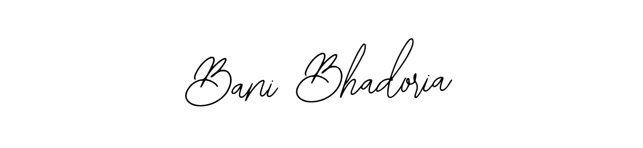 Bearetta-2O07w is a professional signature style that is perfect for those who want to add a touch of class to their signature. It is also a great choice for those who want to make their signature more unique. Get Bani Bhadoria name to fancy signature for free. Bani Bhadoria signature style 12 images and pictures png