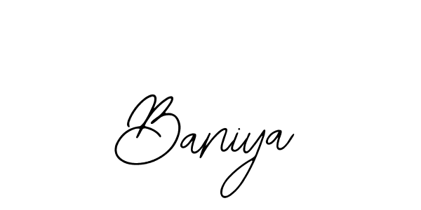 Here are the top 10 professional signature styles for the name Baniya. These are the best autograph styles you can use for your name. Baniya signature style 12 images and pictures png