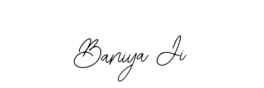Also we have Baniya Ji name is the best signature style. Create professional handwritten signature collection using Bearetta-2O07w autograph style. Baniya Ji signature style 12 images and pictures png