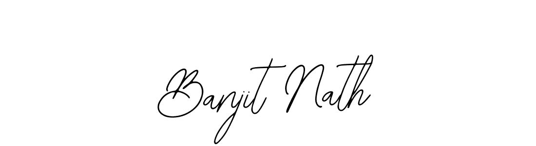 You should practise on your own different ways (Bearetta-2O07w) to write your name (Banjit Nath) in signature. don't let someone else do it for you. Banjit Nath signature style 12 images and pictures png