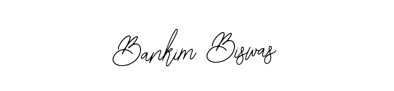 How to make Bankim Biswas name signature. Use Bearetta-2O07w style for creating short signs online. This is the latest handwritten sign. Bankim Biswas signature style 12 images and pictures png