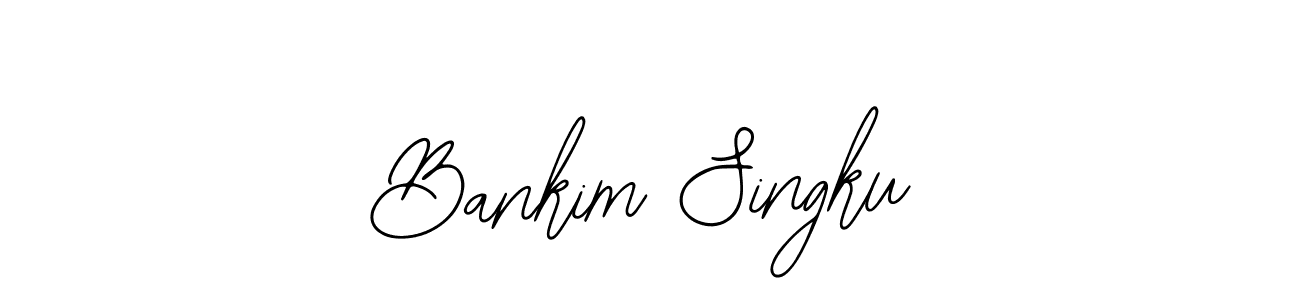 It looks lik you need a new signature style for name Bankim Singku. Design unique handwritten (Bearetta-2O07w) signature with our free signature maker in just a few clicks. Bankim Singku signature style 12 images and pictures png