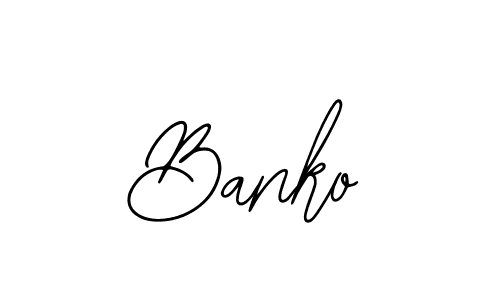 Similarly Bearetta-2O07w is the best handwritten signature design. Signature creator online .You can use it as an online autograph creator for name Banko. Banko signature style 12 images and pictures png