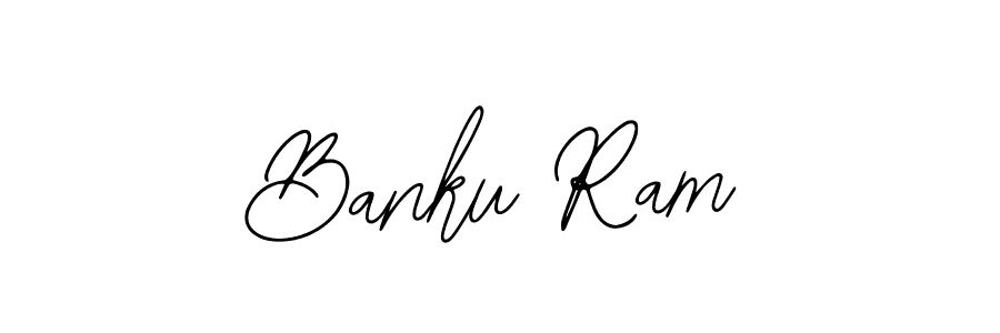 Also You can easily find your signature by using the search form. We will create Banku Ram name handwritten signature images for you free of cost using Bearetta-2O07w sign style. Banku Ram signature style 12 images and pictures png