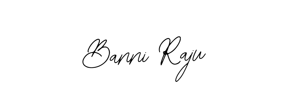 Bearetta-2O07w is a professional signature style that is perfect for those who want to add a touch of class to their signature. It is also a great choice for those who want to make their signature more unique. Get Banni Raju name to fancy signature for free. Banni Raju signature style 12 images and pictures png