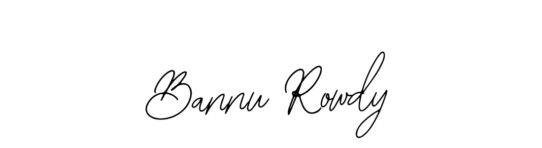 How to Draw Bannu Rowdy signature style? Bearetta-2O07w is a latest design signature styles for name Bannu Rowdy. Bannu Rowdy signature style 12 images and pictures png