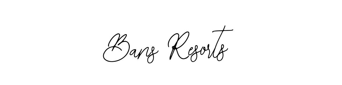 Create a beautiful signature design for name Bans Resorts. With this signature (Bearetta-2O07w) fonts, you can make a handwritten signature for free. Bans Resorts signature style 12 images and pictures png