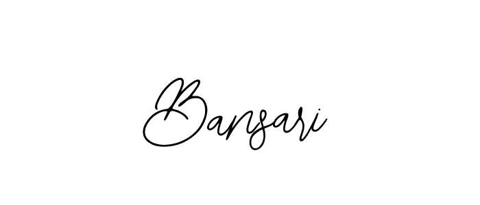 You should practise on your own different ways (Bearetta-2O07w) to write your name (Bansari) in signature. don't let someone else do it for you. Bansari signature style 12 images and pictures png