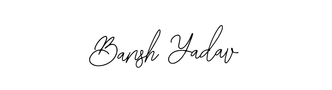 How to make Bansh Yadav signature? Bearetta-2O07w is a professional autograph style. Create handwritten signature for Bansh Yadav name. Bansh Yadav signature style 12 images and pictures png