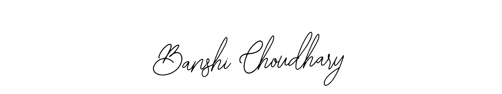 Use a signature maker to create a handwritten signature online. With this signature software, you can design (Bearetta-2O07w) your own signature for name Banshi Choudhary. Banshi Choudhary signature style 12 images and pictures png