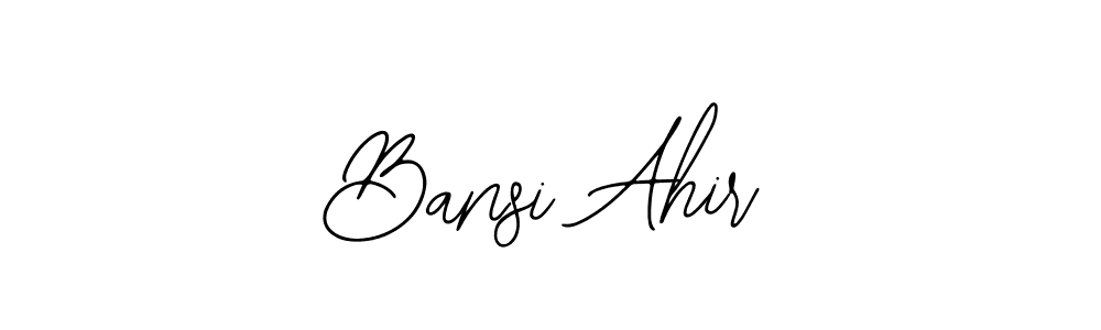 Best and Professional Signature Style for Bansi Ahir. Bearetta-2O07w Best Signature Style Collection. Bansi Ahir signature style 12 images and pictures png