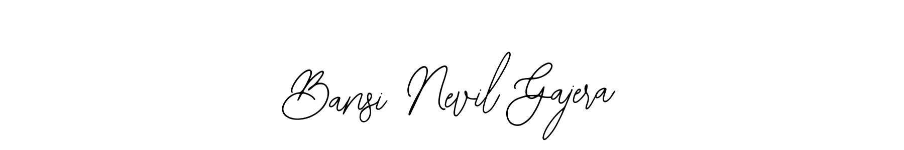 Similarly Bearetta-2O07w is the best handwritten signature design. Signature creator online .You can use it as an online autograph creator for name Bansi Nevil Gajera. Bansi Nevil Gajera signature style 12 images and pictures png