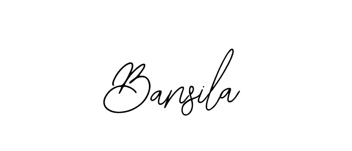 Similarly Bearetta-2O07w is the best handwritten signature design. Signature creator online .You can use it as an online autograph creator for name Bansila. Bansila signature style 12 images and pictures png