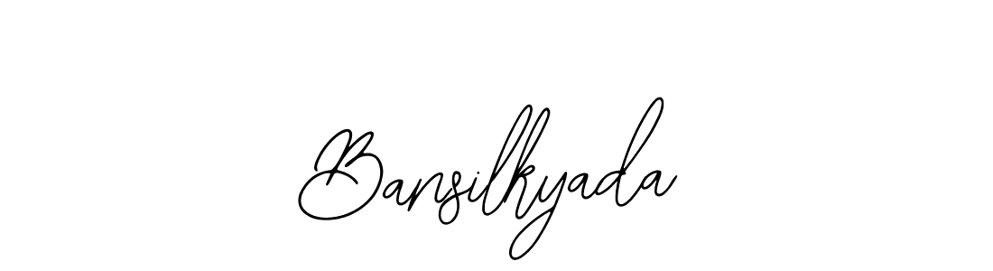 Make a beautiful signature design for name Bansilkyada. With this signature (Bearetta-2O07w) style, you can create a handwritten signature for free. Bansilkyada signature style 12 images and pictures png
