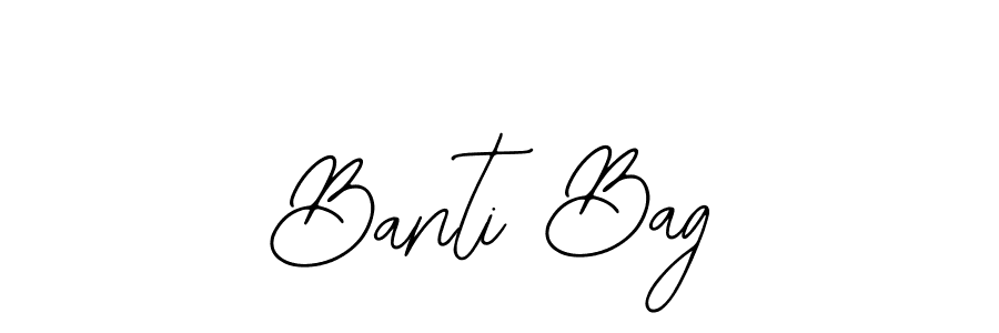 Use a signature maker to create a handwritten signature online. With this signature software, you can design (Bearetta-2O07w) your own signature for name Banti Bag. Banti Bag signature style 12 images and pictures png