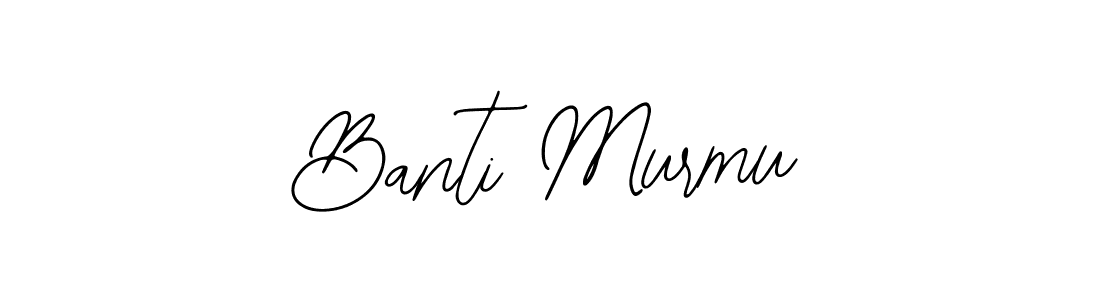 The best way (Bearetta-2O07w) to make a short signature is to pick only two or three words in your name. The name Banti Murmu include a total of six letters. For converting this name. Banti Murmu signature style 12 images and pictures png