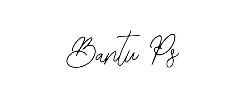 Make a beautiful signature design for name Bantu Ps. With this signature (Bearetta-2O07w) style, you can create a handwritten signature for free. Bantu Ps signature style 12 images and pictures png