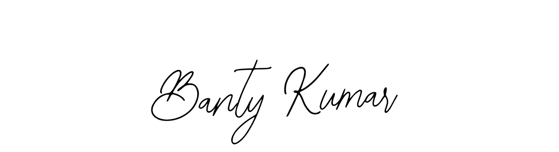 Design your own signature with our free online signature maker. With this signature software, you can create a handwritten (Bearetta-2O07w) signature for name Banty Kumar. Banty Kumar signature style 12 images and pictures png