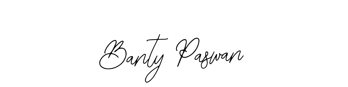 Design your own signature with our free online signature maker. With this signature software, you can create a handwritten (Bearetta-2O07w) signature for name Banty Paswan. Banty Paswan signature style 12 images and pictures png