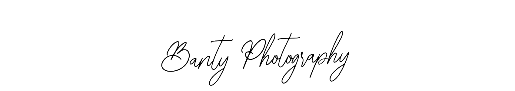 How to make Banty Photography name signature. Use Bearetta-2O07w style for creating short signs online. This is the latest handwritten sign. Banty Photography signature style 12 images and pictures png