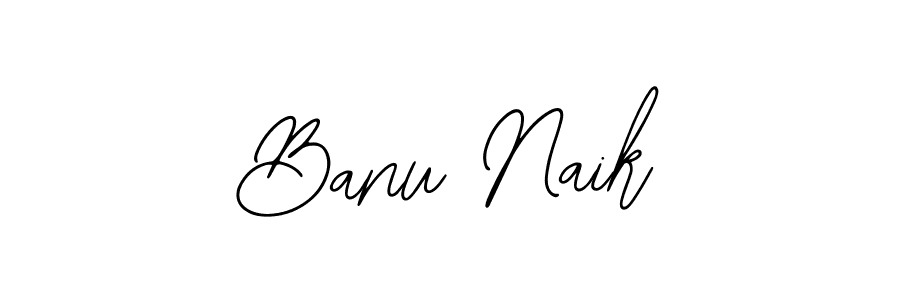 The best way (Bearetta-2O07w) to make a short signature is to pick only two or three words in your name. The name Banu Naik include a total of six letters. For converting this name. Banu Naik signature style 12 images and pictures png