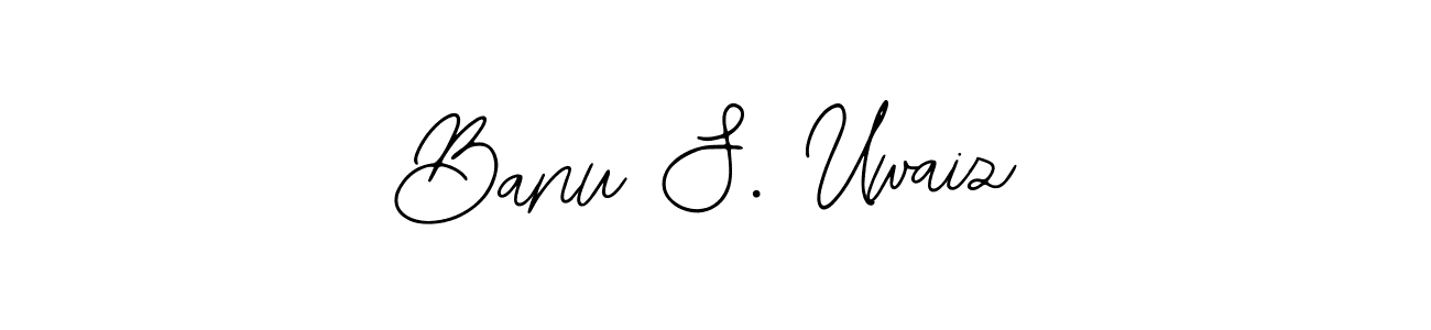 Similarly Bearetta-2O07w is the best handwritten signature design. Signature creator online .You can use it as an online autograph creator for name Banu S. Uwaiz. Banu S. Uwaiz signature style 12 images and pictures png