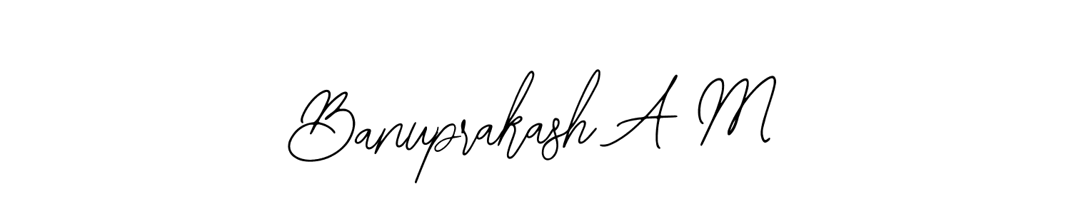 Best and Professional Signature Style for Banuprakash A M. Bearetta-2O07w Best Signature Style Collection. Banuprakash A M signature style 12 images and pictures png
