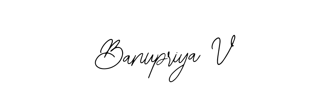 Make a beautiful signature design for name Banupriya V. With this signature (Bearetta-2O07w) style, you can create a handwritten signature for free. Banupriya V signature style 12 images and pictures png