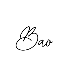 How to make Bao signature? Bearetta-2O07w is a professional autograph style. Create handwritten signature for Bao name. Bao signature style 12 images and pictures png