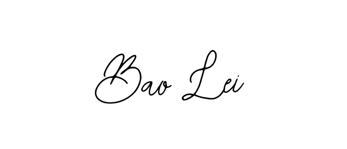 Use a signature maker to create a handwritten signature online. With this signature software, you can design (Bearetta-2O07w) your own signature for name Bao Lei. Bao Lei signature style 12 images and pictures png