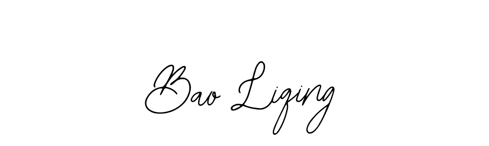 The best way (Bearetta-2O07w) to make a short signature is to pick only two or three words in your name. The name Bao Liqing include a total of six letters. For converting this name. Bao Liqing signature style 12 images and pictures png