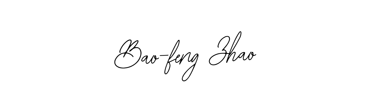Also we have Bao-feng Zhao name is the best signature style. Create professional handwritten signature collection using Bearetta-2O07w autograph style. Bao-feng Zhao signature style 12 images and pictures png