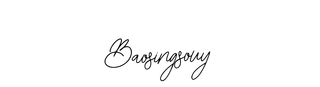 Baosingsouy stylish signature style. Best Handwritten Sign (Bearetta-2O07w) for my name. Handwritten Signature Collection Ideas for my name Baosingsouy. Baosingsouy signature style 12 images and pictures png