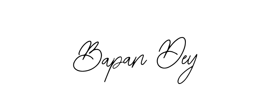 Make a beautiful signature design for name Bapan Dey. Use this online signature maker to create a handwritten signature for free. Bapan Dey signature style 12 images and pictures png