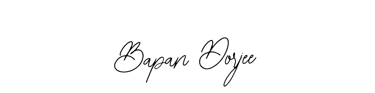 You can use this online signature creator to create a handwritten signature for the name Bapan Dorjee. This is the best online autograph maker. Bapan Dorjee signature style 12 images and pictures png