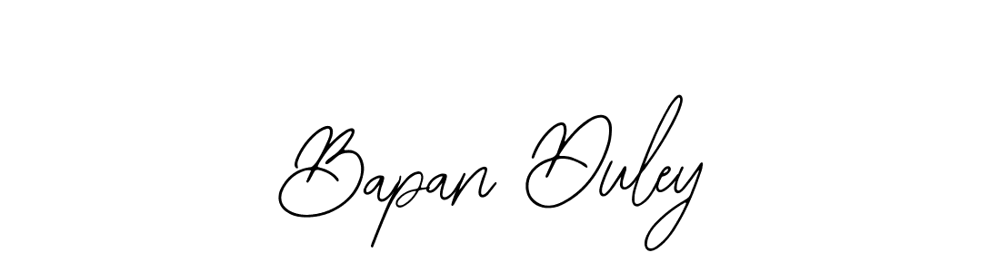 Bapan Duley stylish signature style. Best Handwritten Sign (Bearetta-2O07w) for my name. Handwritten Signature Collection Ideas for my name Bapan Duley. Bapan Duley signature style 12 images and pictures png