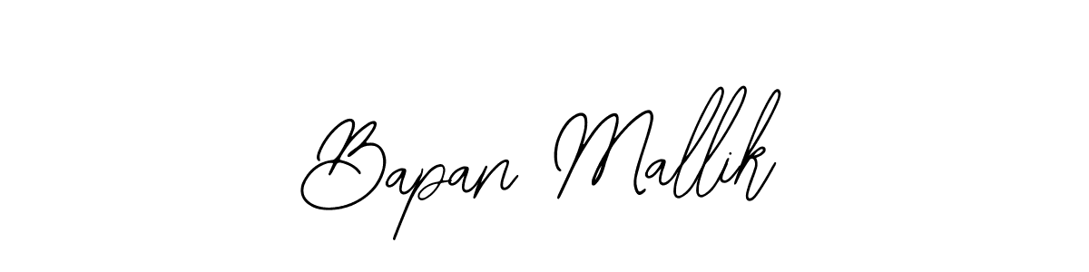 Similarly Bearetta-2O07w is the best handwritten signature design. Signature creator online .You can use it as an online autograph creator for name Bapan Mallik. Bapan Mallik signature style 12 images and pictures png
