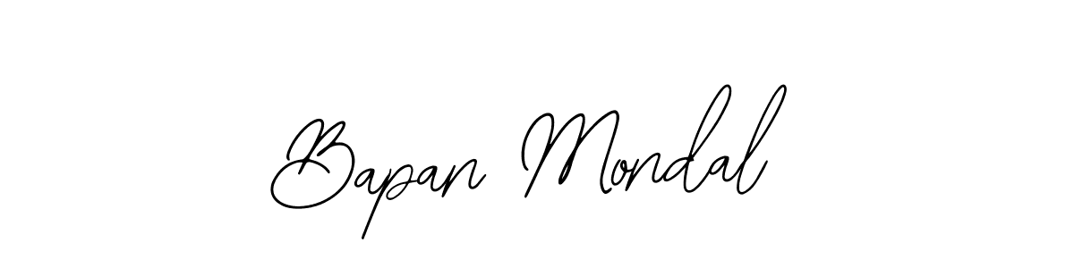 Also we have Bapan Mondal name is the best signature style. Create professional handwritten signature collection using Bearetta-2O07w autograph style. Bapan Mondal signature style 12 images and pictures png